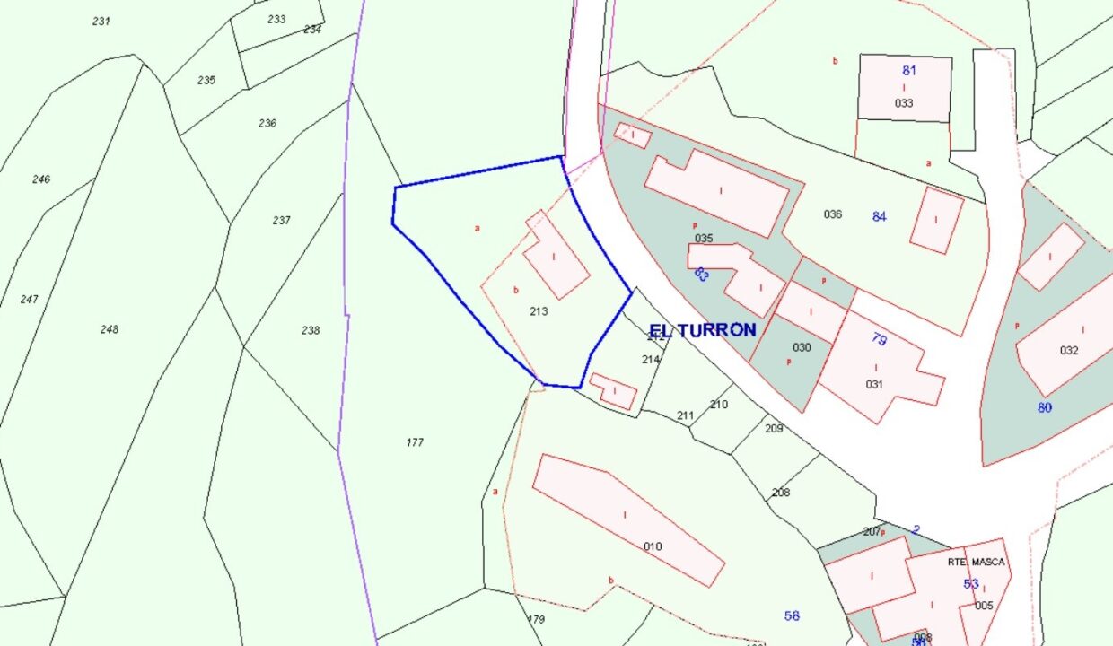 Plano terreno de Masca
